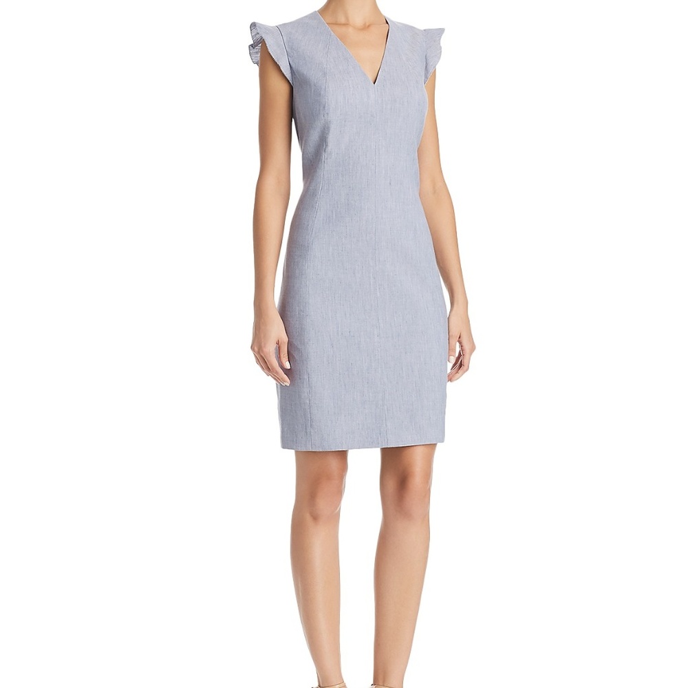 T Tahari Capsleeve Shift Dress